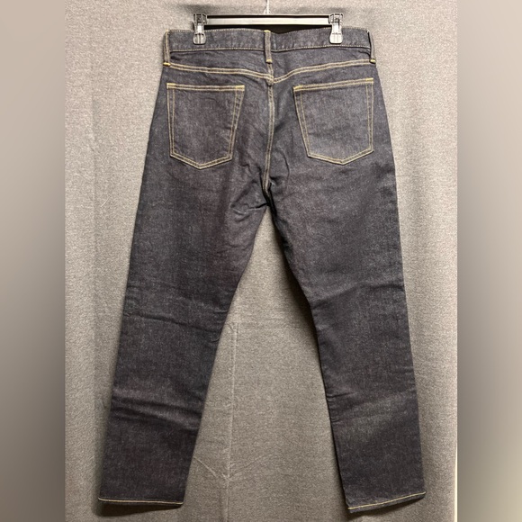 NWT - GAP Factory Men’s Straight Taper GapFlex Jeans, Black Wash - 32Wx32L - Picture 5 of 10